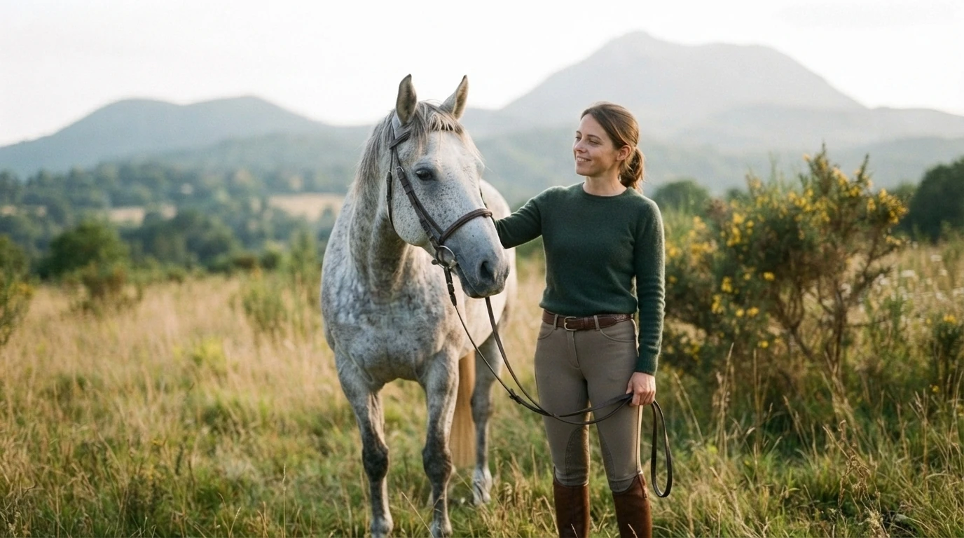 Cours d'équitation à Taussac, 12
