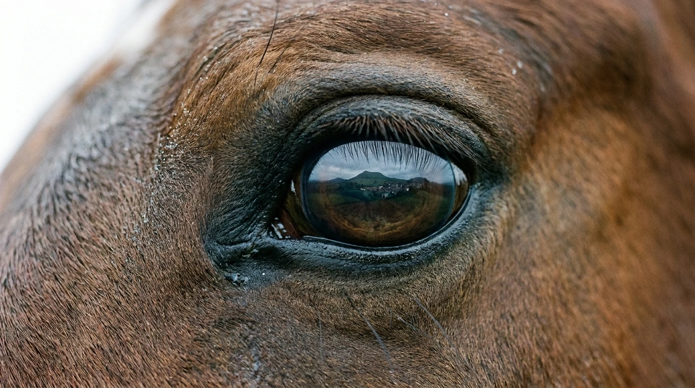 Un regard de cheval au Ranch du barrez, Taussac